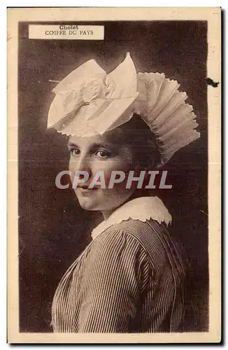 Cartes postales Cholet Coiffe Du Pays Folklore Costume