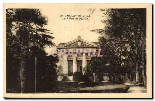 Cartes postales Cholet Le palais de Justice