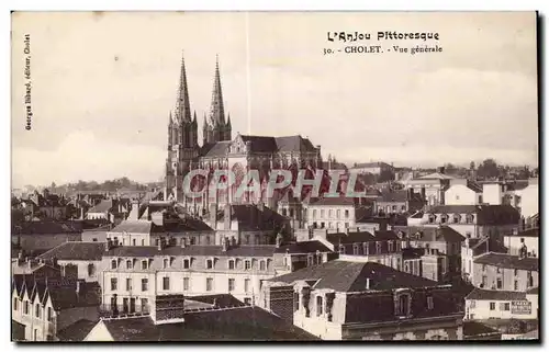 Cartes postales L Anjou Pittoresque Cholet Vue generale