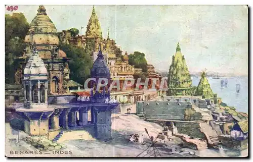Cartes postales Benares Indes Inde India