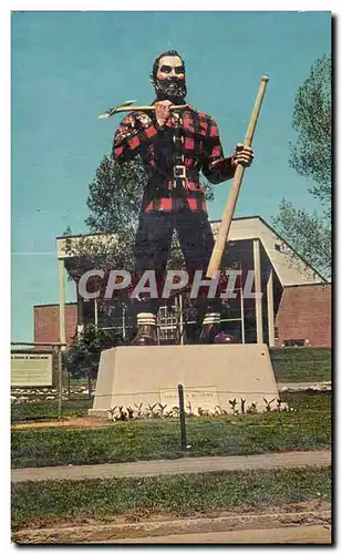 Cartes postales Statue of the legendary Paul Bunyan at Bangor Maine