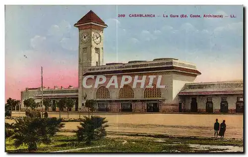 Cartes postales Maroc Casablanca La Gare