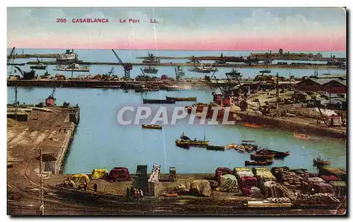 Cartes postales Maroc Casablanca Le Port