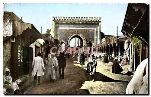 Moderne Karte Maroc Fes Porte de Bou Jeloud