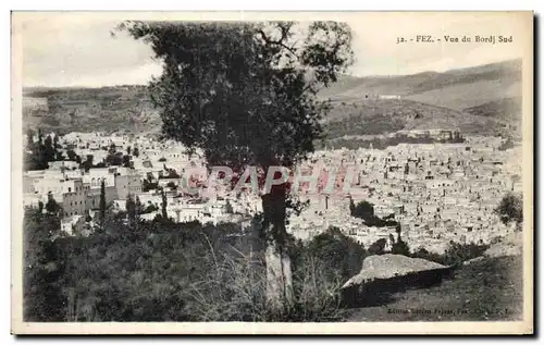 Cartes postales Maroc Fez Vue du Bordj sud