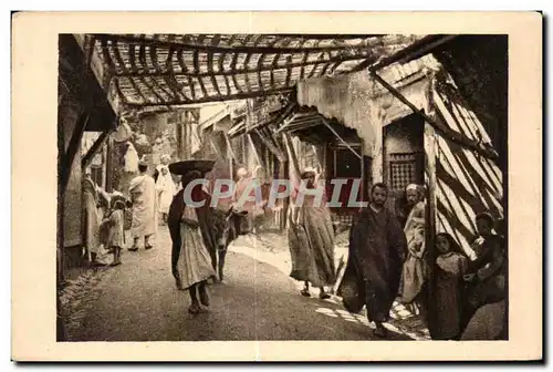 Ansichtskarte AK Maroc Maroc Dans Les Souks