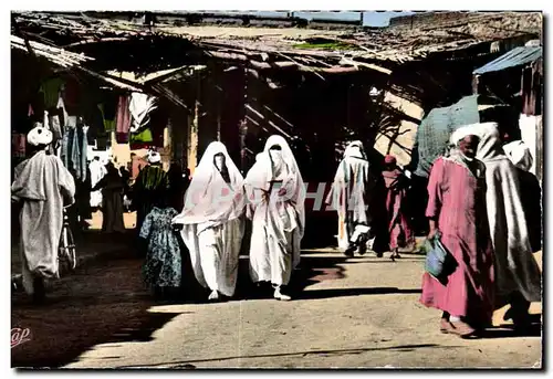 Ansichtskarte AK Maroc Scenes Et Types Flanerie dans les Souks
