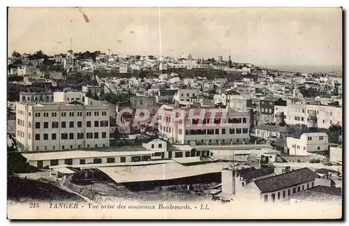 Ansichtskarte AK Maroc Tanger Vue prise des nouveaux Boulevards