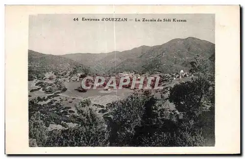 Cartes postales Maroc Environs d Ouezzan La Zaouia de Sidi Kacem