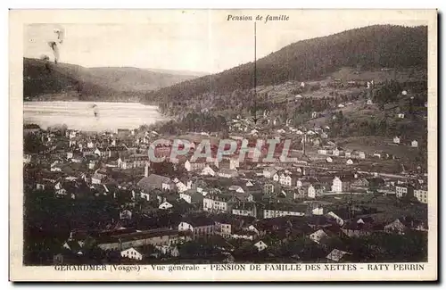 Gerardmer Vue generale Pension de Famille des xettes