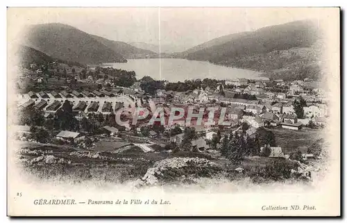 Gerardmer Panorama de la Ville el du Lac