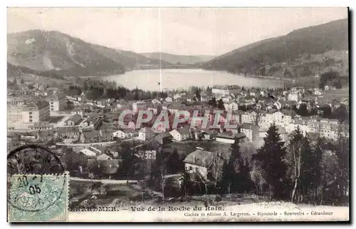 Gerardmer Vue de la Roche du Rain