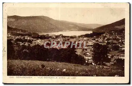 Gerardmer vue Generale avec le Lac