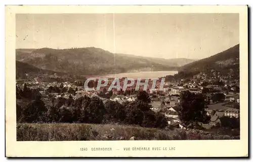 Gerardmer Vue Generale avec le Lac