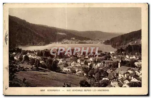 Gerardmer Vue generale depuis les Goutridos