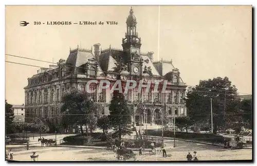 Cartes postales Limoges L Hotel de Ville