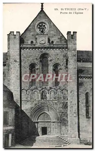 Cartes postales St Yrieix Porte de I Eglise