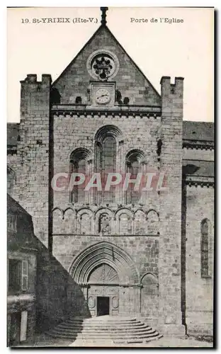 Ansichtskarte AK St Yrieix Porte de I Eglise