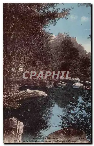 Cartes postales Le Limousin Pittoresque Vallee de la Benaize a Cromac