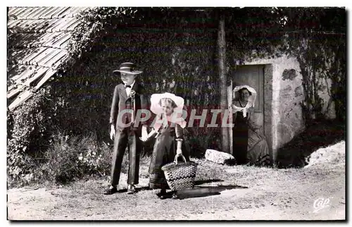 Ansichtskarte AK En Limousin Folklore costume enfants