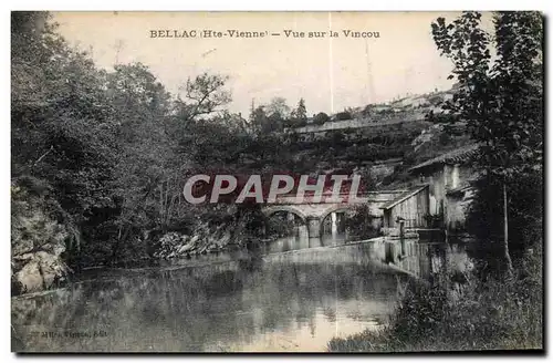 Cartes postales Bellac (Haute Vienne) Vue sur la Vincou