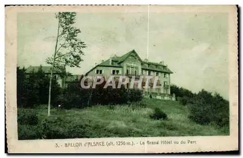 Ansichtskarte AK Ballon d Alsace Le Grand Hotel Vu de Parc