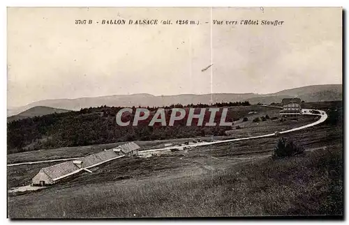 Cartes postales Ballon d Alsace Vue vers l Hotel Stauffer