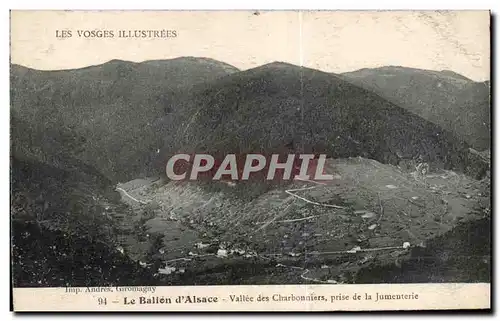 Ansichtskarte AK Les Vosges Illustrees Le Ballon d Alsace Vallee des Charbonniers prise de la Jumenterie