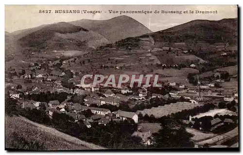 Cartes postales Bussang (Vosges) Vue Panovamique de Bussang et la Daumont