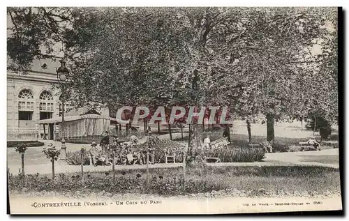 Cartes postales Contrexeville (Vosges) Un Coin Du Parc