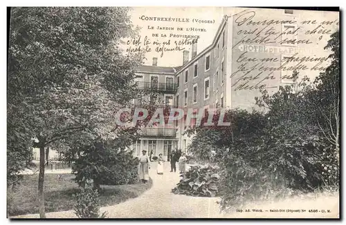 Cartes postales Contrexeville (Vosges) Le Jardin De l Hotel De La Providence