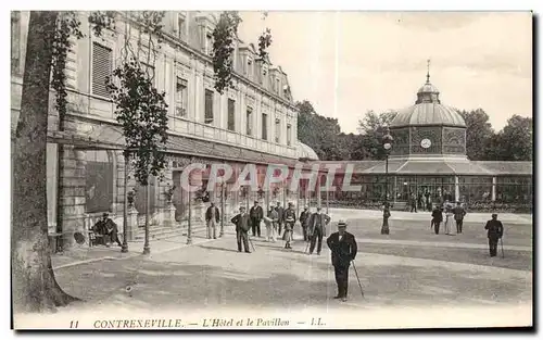 Cartes postales Contrexeville L Hotel et le Pavillon