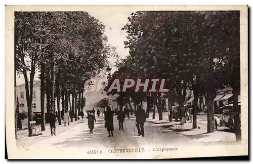 Cartes postales Contrexeville L Esplanade