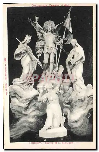 Cartes postales Domremy Groupe De La Basilique Jeanne d arc