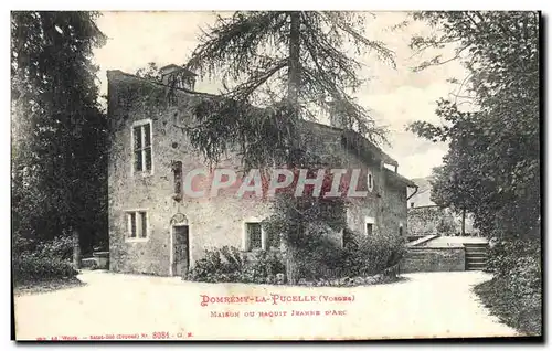 Cartes postales Domremy La Pucelle (Vosges) Maison ou Maquit Jeanne D Arc