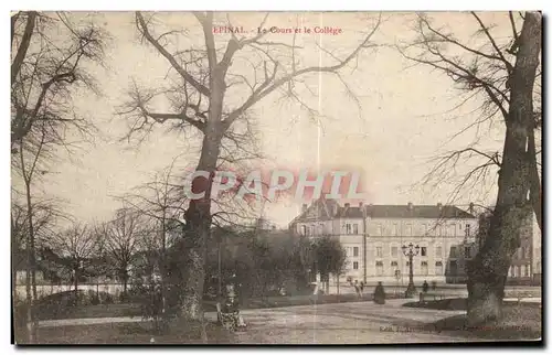 Cartes postales Epinal Le Cours et le College