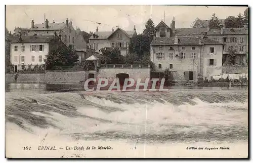 Ansichtskarte AK Epinal Les Bords de la Moselle