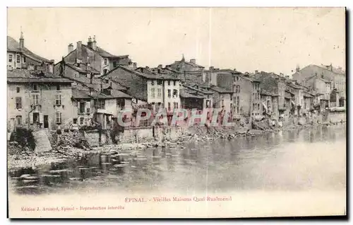 Cartes postales Epinal Vieilles Maisons Quai Rualmenil