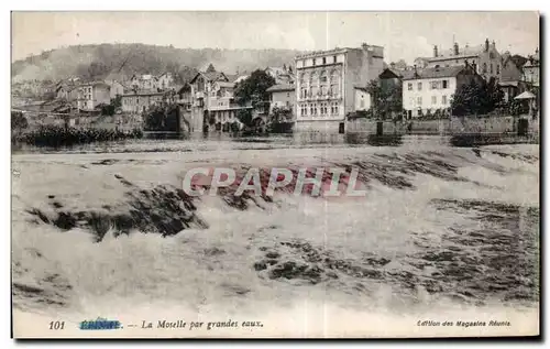 Cartes postales Epinal La Moselle par grandes eaux