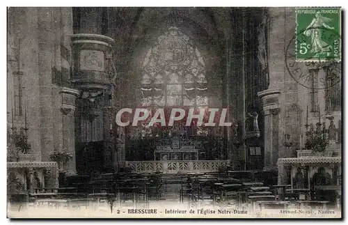 Ansichtskarte AK Bressuire Interieur de I Eglise Notre Dame