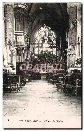 Cartes postales Bressuire Interieur de l Eglise