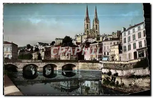 Cartes postales Niort L Eglise Saint Andre et le Vieux Pont