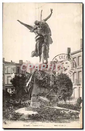 Cartes postales Niort Monument aux morts de 1870 1871