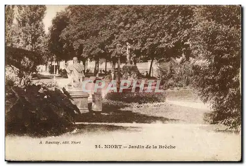 Cartes postales Niort Jardin de la Breche