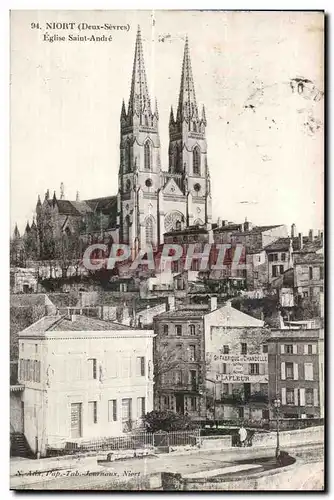 Cartes postales Niort Eglise Saint Andre