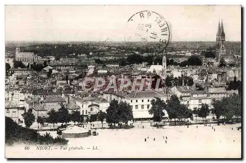 Ansichtskarte AK Niort Vue generale