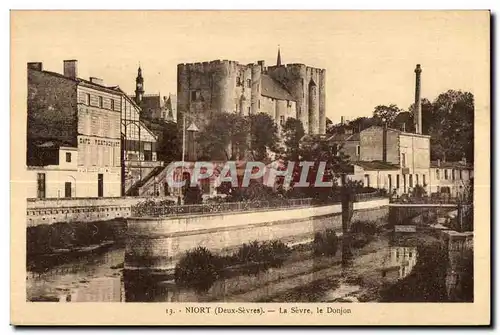 Cartes postales Niort La Sevre le Donjon