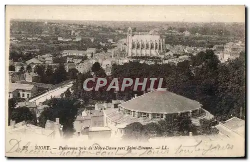 Ansichtskarte AK Niort Panarama pris de Notre-Dame vers Saint Etienne