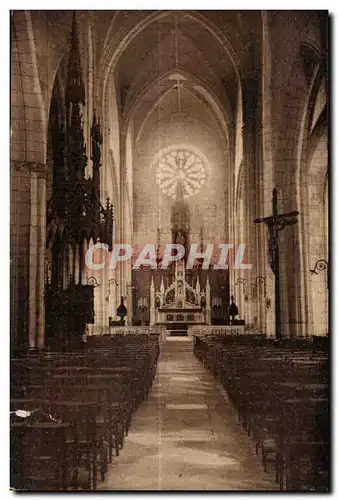 Cartes postales Niort Interieur de l Eglise Notre Dame