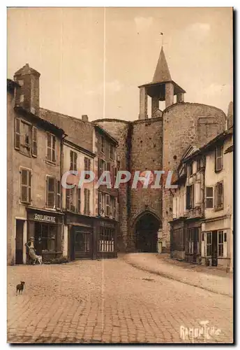 Ansichtskarte AK Parthenay Porte de L Horloge